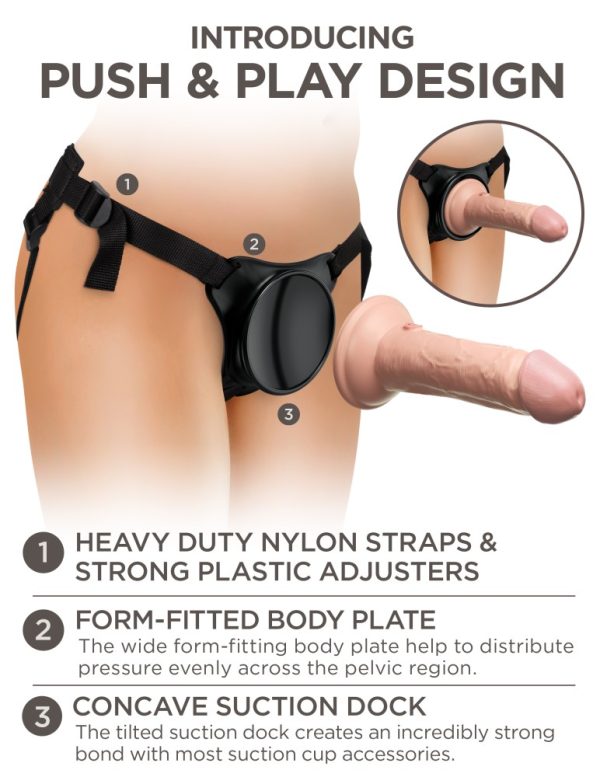 Beginner's Silicone Body Dock Kit Black / Black ViPstore.hu - Erotika Webáruház - Szexshop 7