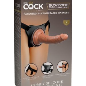 Comfy Silicone Body Dock Kit Black/ Dark Brown ViPstore.hu - Erotika Webáruház - Szexshop