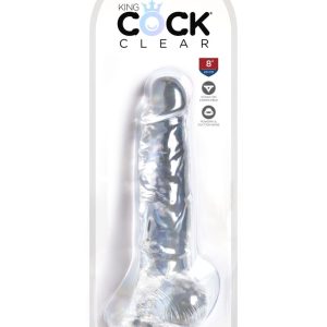 8" with balls Clear ViPstore.hu - Erotika Webáruház - Szexshop