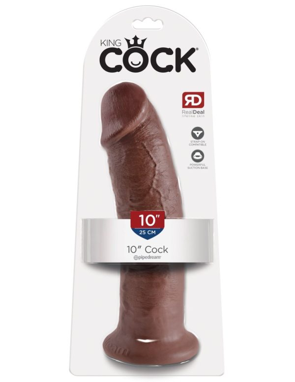 10" Cock  Brown ViPstore.hu - Erotika Webáruház - Szexshop