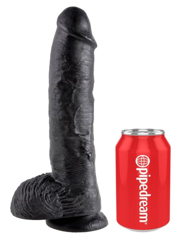 10" Cock with Balls  Black ViPstore.hu - Erotika Webáruház - Szexshop 3