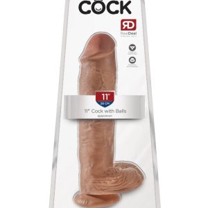 11" Cock with Balls  Tan ViPstore.hu - Erotika Webáruház - Szexshop