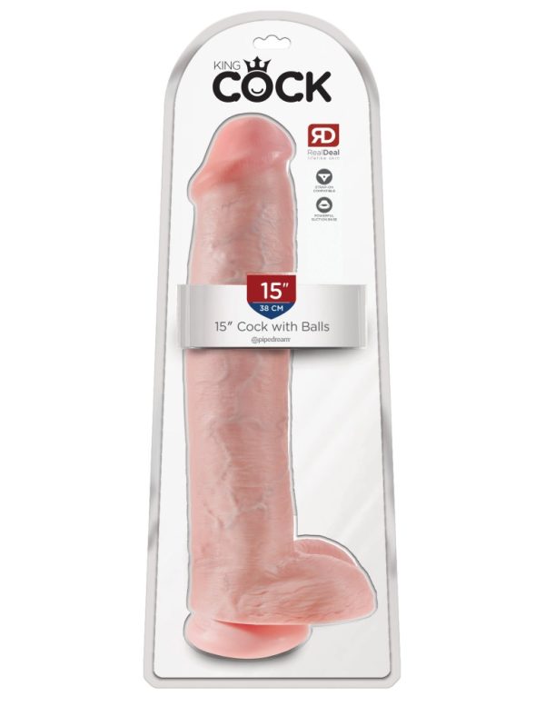 15" Cock with Balls  Light ViPstore.hu - Erotika Webáruház - Szexshop