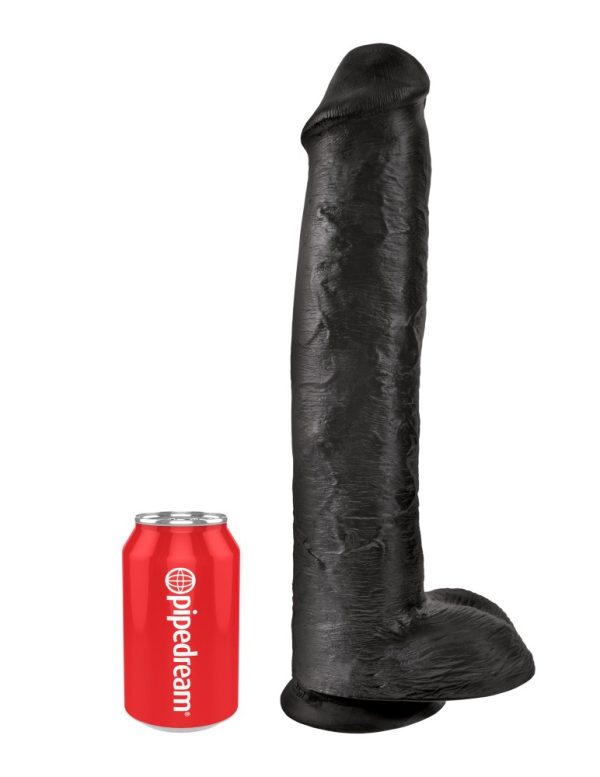 15" Cock with Balls  Black ViPstore.hu - Erotika Webáruház - Szexshop 2