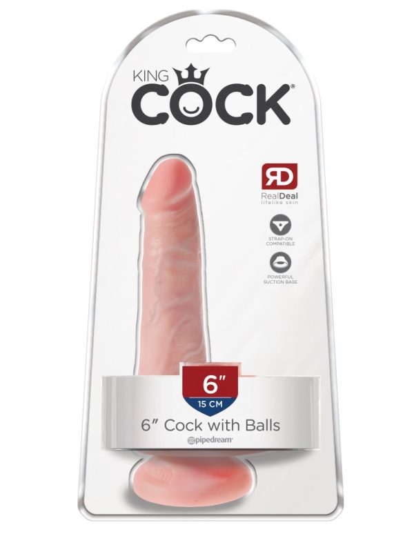 6" Cock with Balls  Light ViPstore.hu - Erotika Webáruház - Szexshop