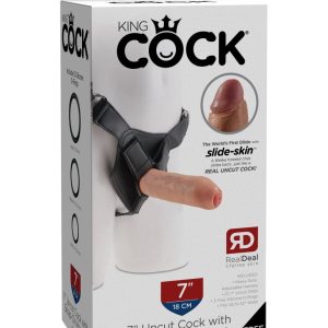 7" Uncut with Strap on Harness  Light ViPstore.hu - Erotika Webáruház - Szexshop