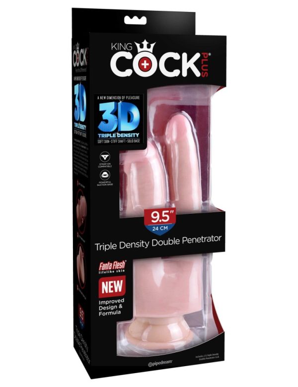 9.5" Triple Density Double Penetrator Light ViPstore.hu - Erotika Webáruház - Szexshop