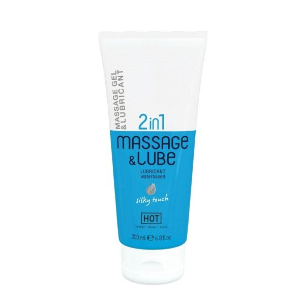 HOT Massage & Glide Gel 2in1 Silky Touch  200 ml ViPstore.hu - Erotika Webáruház - Szexshop