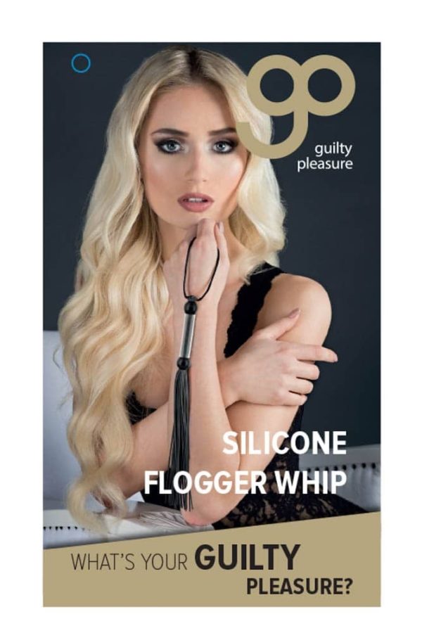 GP Silicone Flogger Whip Black ViPstore.hu - Erotika Webáruház - Szexshop