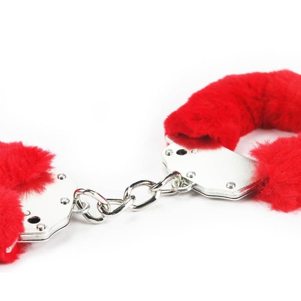 Fetish Pleasure Fluffy Hand Cuffs Red ViPstore.hu - Erotika Webáruház - Szexshop 4