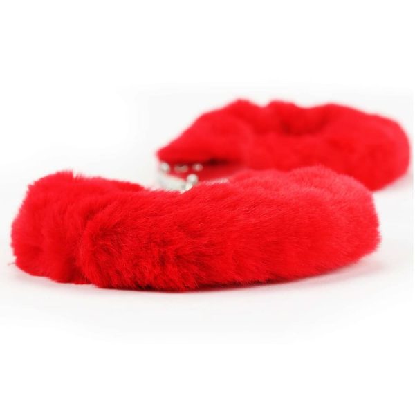 Fetish Pleasure Fluffy Hand Cuffs Red ViPstore.hu - Erotika Webáruház - Szexshop 6