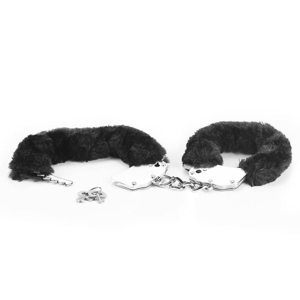 Fetish Pleasure Fluffy Hand Cuffs Black ViPstore.hu - Erotika Webáruház - Szexshop 6