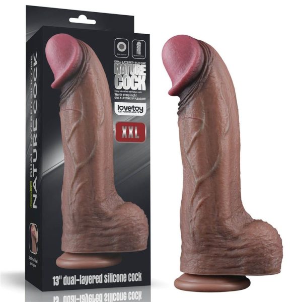 13'' Dual Layered Silicone Cock XXL ViPstore.hu - Erotika Webáruház - Szexshop