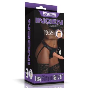 Vibrating Easy Strapon Set 7.5'' ViPstore.hu - Erotika Webáruház - Szexshop
