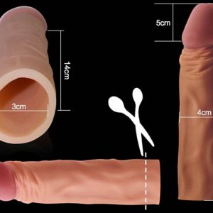 Pleasure X-Tender Penis Sleeve Brown 4 ViPstore.hu - Erotika Webáruház - Szexshop 2