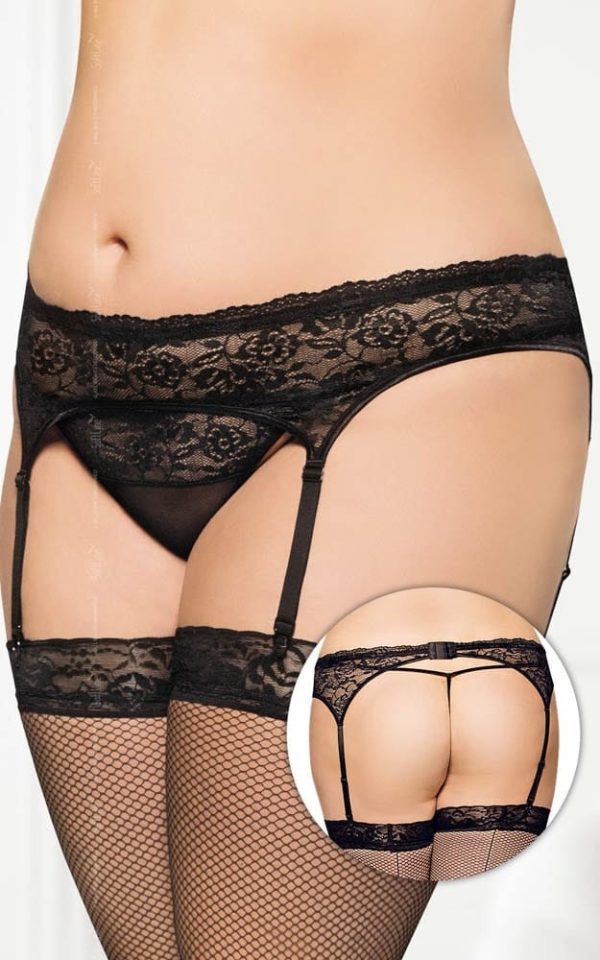 Garterbelt 3305 – Plus Size – black {} XL ViPstore.hu - Erotika Webáruház - Szexshop