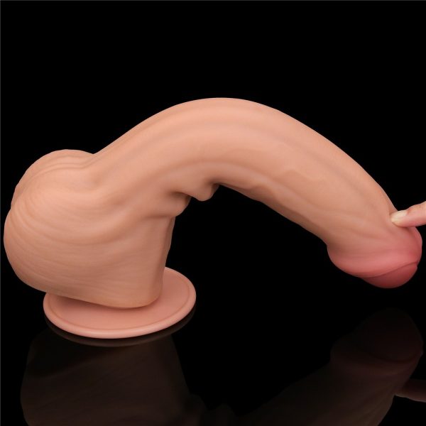 11.5'' King Sized Sliding Skin Dual Layer Dong ViPstore.hu - Erotika Webáruház - Szexshop 4