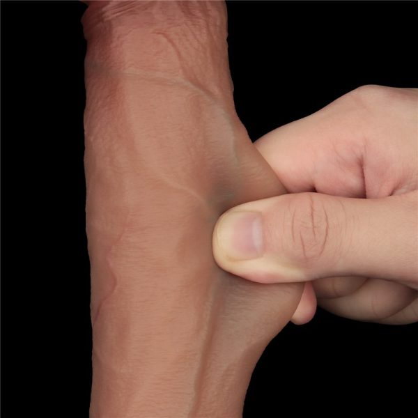 9'' Sliding Skin Pro Dual Layer Silicone Dong ViPstore.hu - Erotika Webáruház - Szexshop 9