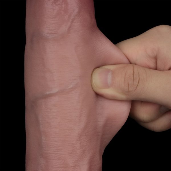 9'' Sliding Skin Pro II Dual Layer Silicone Dong ViPstore.hu - Erotika Webáruház - Szexshop 9