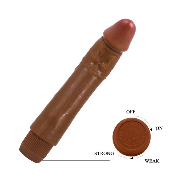 Barbara Dybbuk Realistic Multi-Speed Vibrator 9,5 " Brown ViPstore.hu - Erotika Webáruház - Szexshop 10