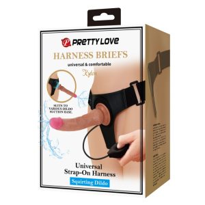 Pretty Love Kyton Harness Briefs with Squirting Dildo ViPstore.hu - Erotika Webáruház - Szexshop