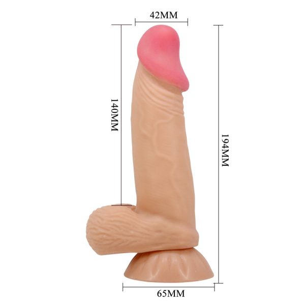 Pretty Love Duvall 7,6" Dildo Flesh ViPstore.hu - Erotika Webáruház - Szexshop 7