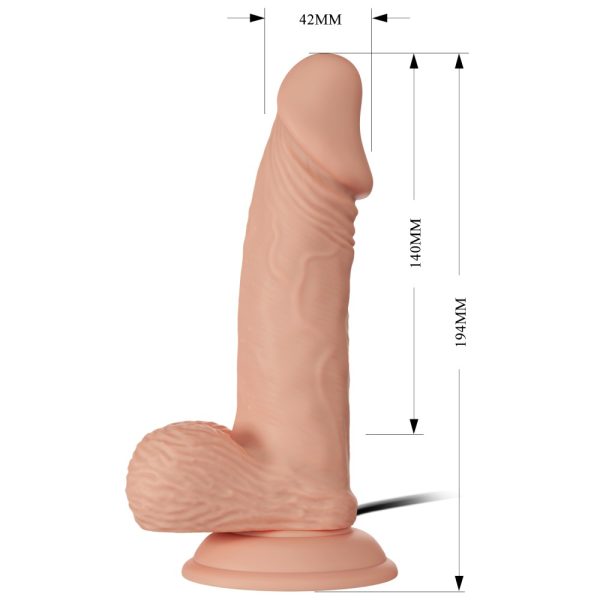Beautiful Zebulon 7,6 " Vibrating Dildo ViPstore.hu - Erotika Webáruház - Szexshop 2