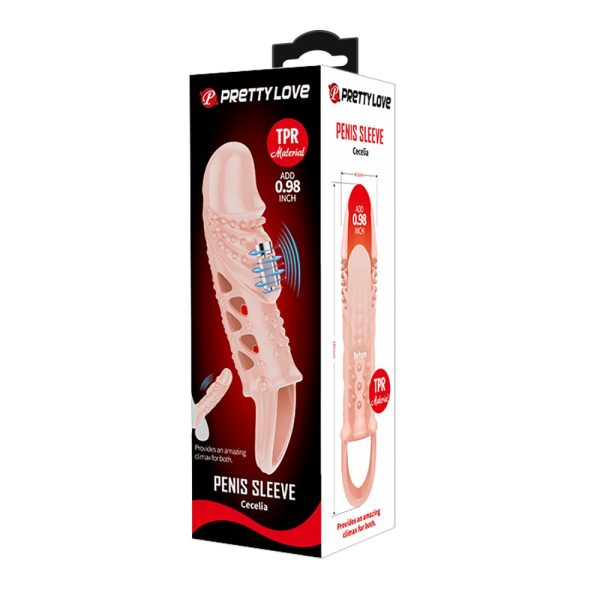 Pretty Love Penis Sleeve Cecilia Flesh ViPstore.hu - Erotika Webáruház - Szexshop