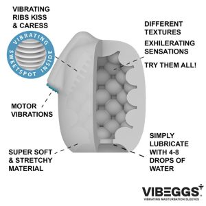 VIBEGGS – Blow Misty – Vibrating Masturbation Sleeve – White ViPstore.hu - Erotika Webáruház - Szexshop 2