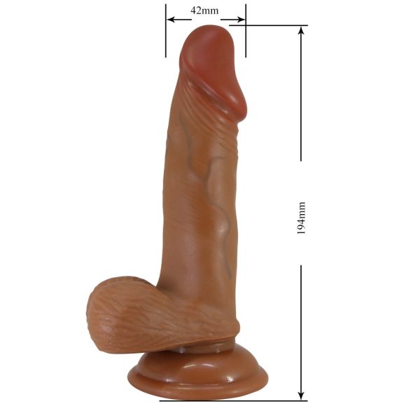 Beautiful Zebulon 7,6 " Dildo Brown ViPstore.hu - Erotika Webáruház - Szexshop 7