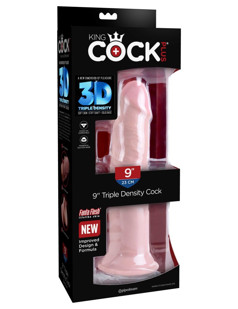 9" Triple Density Cock Light ViPstore.hu - Erotika Webáruház - Szexshop
