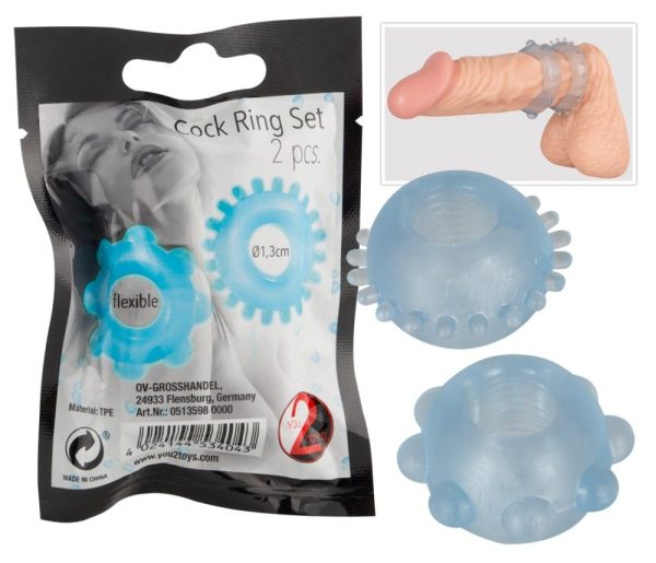 Cock Ring Set pack of 2 ViPstore.hu - Erotika Webáruház - Szexshop