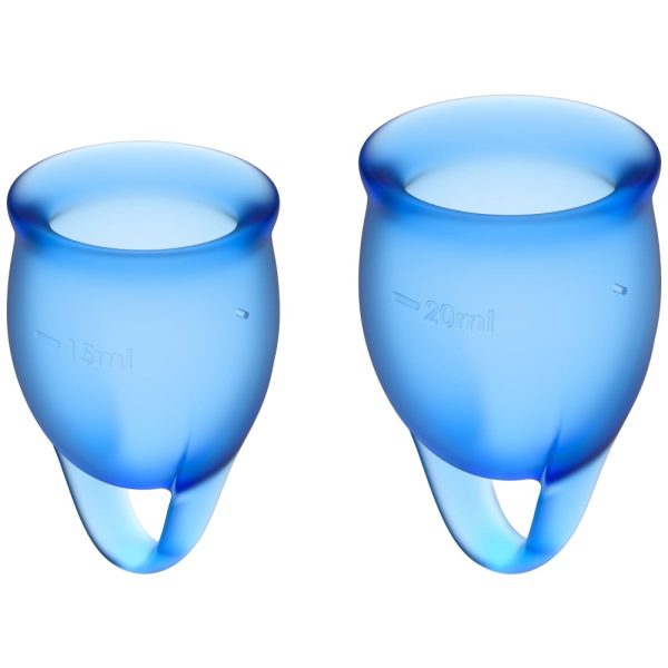 Feel confident Menstrual Cup (dark blue) ViPstore.hu - Erotika Webáruház - Szexshop 2