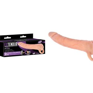 EXTENDOR 9" TPR 2 IN 1 EXTENDER & MASTURBATOR ViPstore.hu - Erotika Webáruház - Szexshop