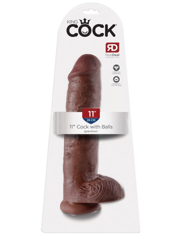 11" Cock with Balls  Brown ViPstore.hu - Erotika Webáruház - Szexshop