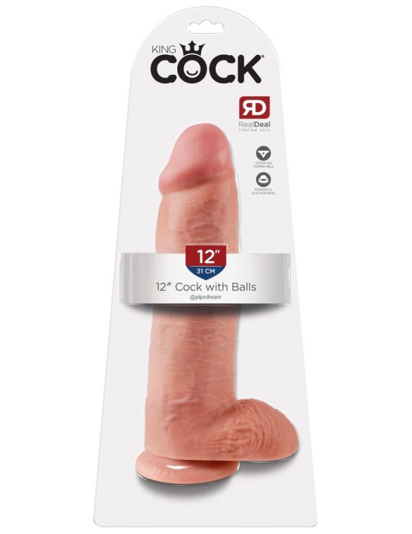12" Cock with Balls  Light ViPstore.hu - Erotika Webáruház - Szexshop