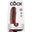 8" Cock with Balls  Brown | ViPstore.hu - Erotika webáruház #1 - EAN 603912350241 | SKU PIPE550729
