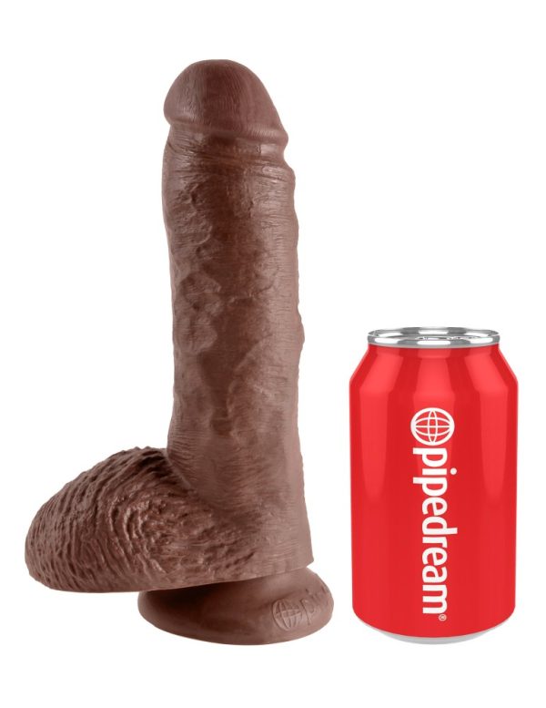 8" Cock with Balls  Brown ViPstore.hu - Erotika Webáruház - Szexshop 3