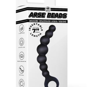 Arse Beads 7" Ribbed Silicone Anal Beads I ViPstore.hu - Erotika Webáruház - Szexshop