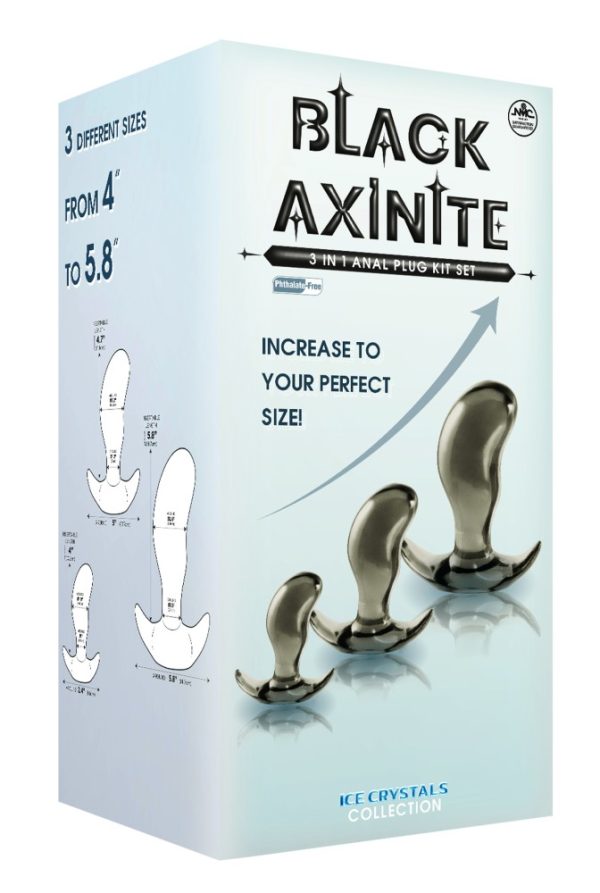 Black Axinite 3 in 1 Aanl Plug Kit Set II ViPstore.hu - Erotika Webáruház - Szexshop