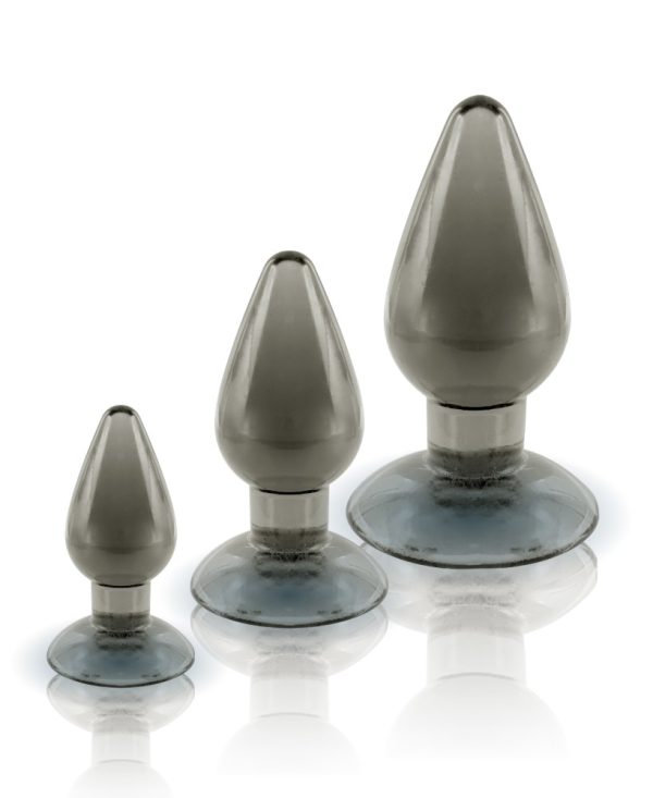 Black Axinite 3 IN 1 Anal Plug Kit Set III ViPstore.hu - Erotika Webáruház - Szexshop 2