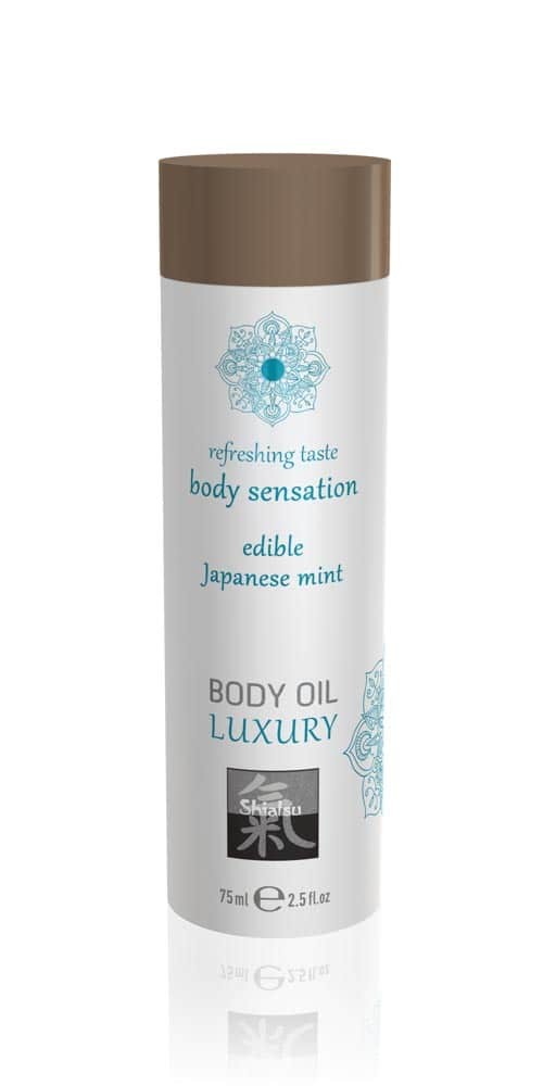 Luxury body oil edible – Japanese Mint 75ml ViPstore.hu - Erotika Webáruház - Szexshop Luxury body oil edible – Japanese Mint 75ml ViPstore.hu - Erotika Webáruház - Szexshop