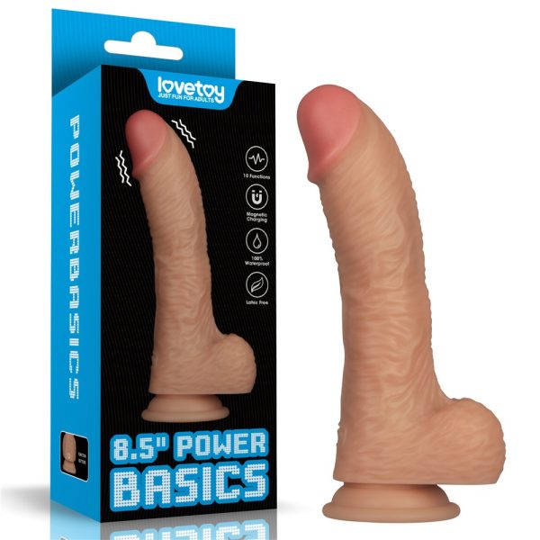 8.5'' Vibrating Power Basics Cock ViPstore.hu - Erotika Webáruház - Szexshop