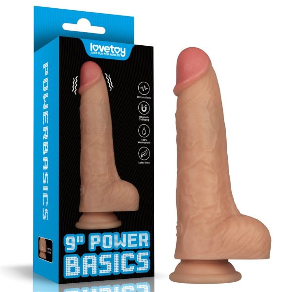 9'' Vibrating Power Basics Cock ViPstore.hu - Erotika Webáruház - Szexshop