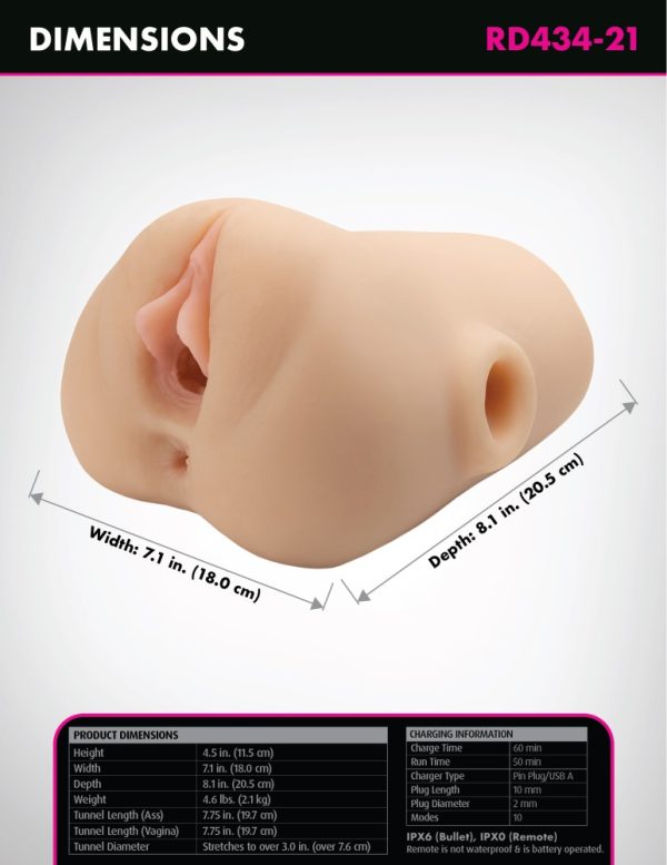 Double Pounder Vibrating Squeeze Stroker ViPstore.hu - Erotika Webáruház - Szexshop 8