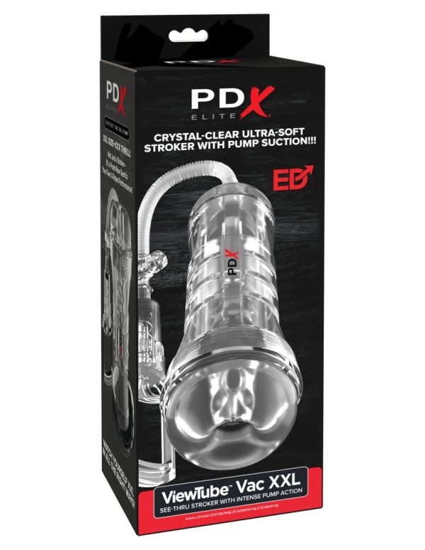 ViewTube Vac XXL Pump See-Thru EZ-Grip Pump Stroker ViPstore.hu - Erotika Webáruház - Szexshop