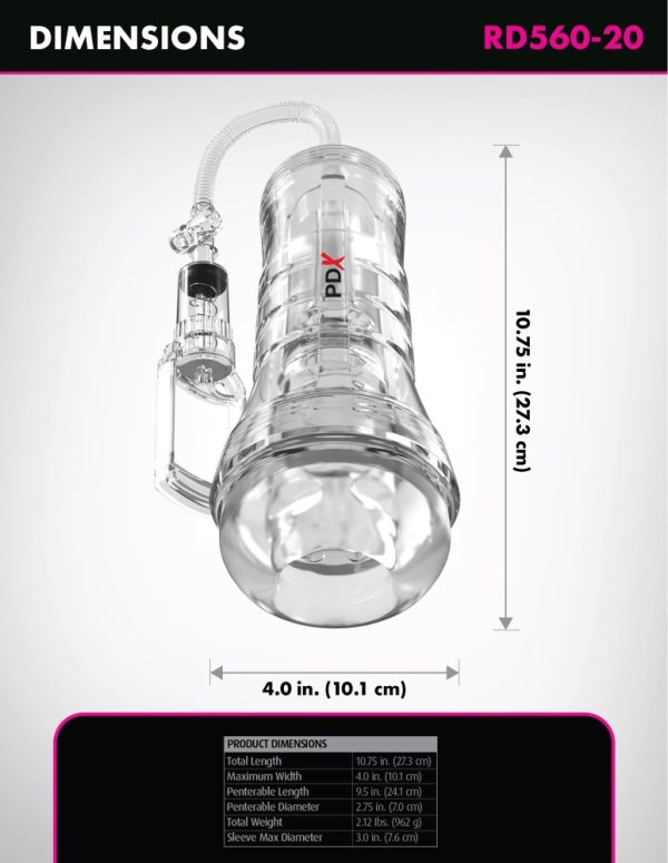 ViewTube Vac XXL Pump See-Thru EZ-Grip Pump Stroker ViPstore.hu - Erotika Webáruház - Szexshop 6
