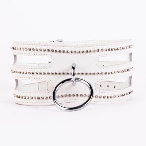 Designer Traingo Collar Made in Calf Softy Leather White ViPstore.hu - Erotika Webáruház - Szexshop 2