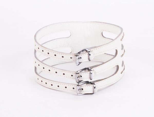 Designer Traingo Collar Made in Calf Softy Leather White ViPstore.hu - Erotika Webáruház - Szexshop 6