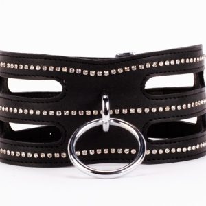 Designer Traingo Collar Made in Calf Softy Leather Black ViPstore.hu - Erotika Webáruház - Szexshop